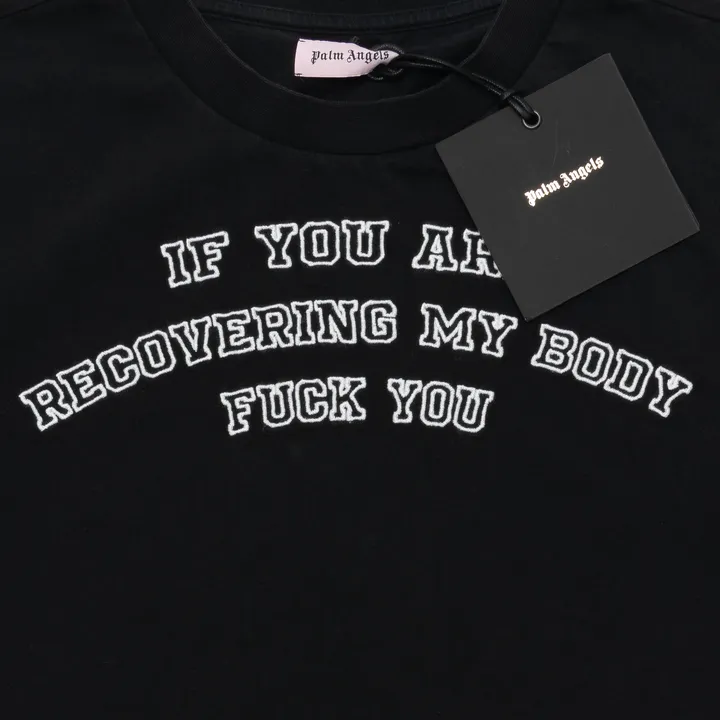 Palm Angels Recovering My Body Tee Black sold by PLUS product image thumbnail 2