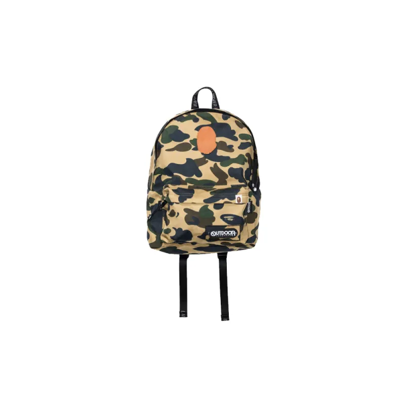 Bape x Outdoor Products1st Camo Backpack Yellow sold by PLUS