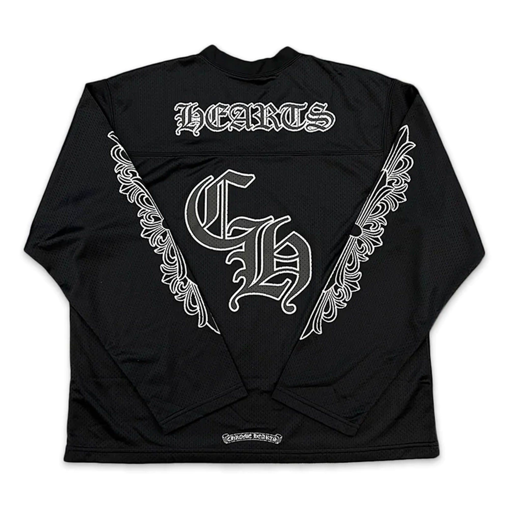 Chrome Hearts Sports Mesh Warm Up Jersey Black sold by PLUS product image thumbnail 2