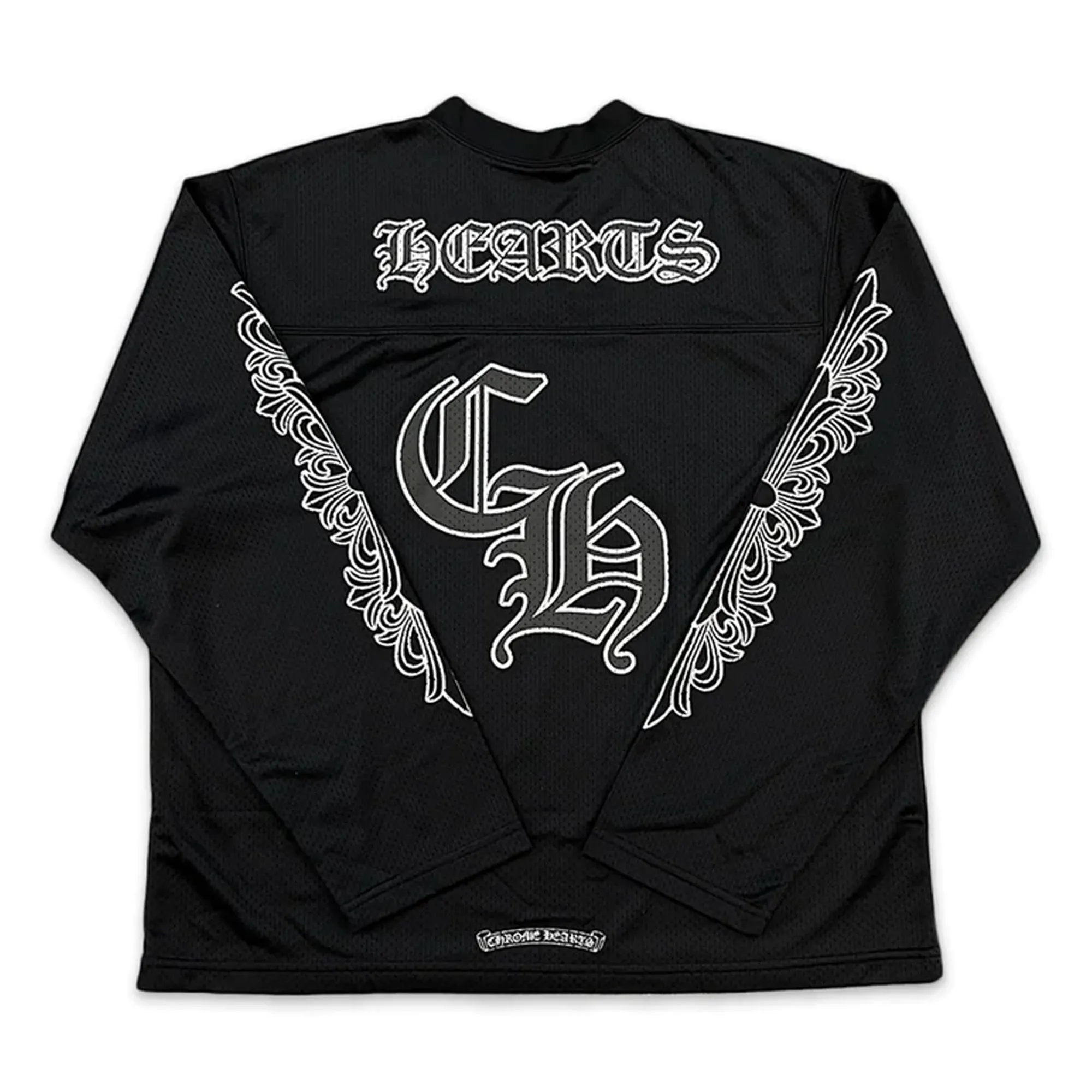 Chrome Hearts Sports Mesh Warm Up Jersey Black sold by PLUS product image thumbnail 2