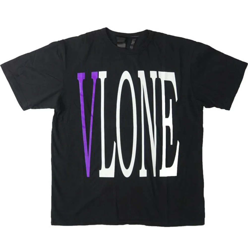 Vlone Staple Tee Black/Purple sold by PLUS