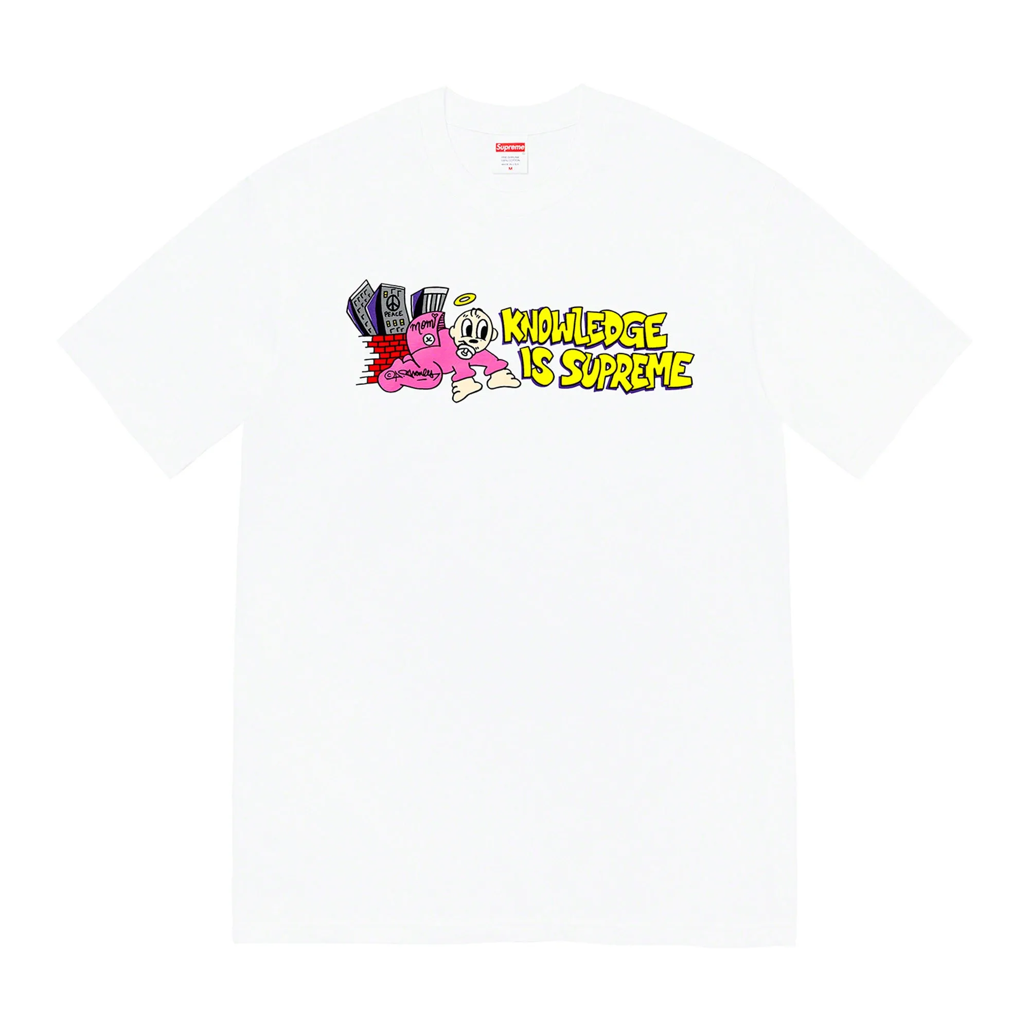 Supreme Knowledge Tee White sold by PLUS
