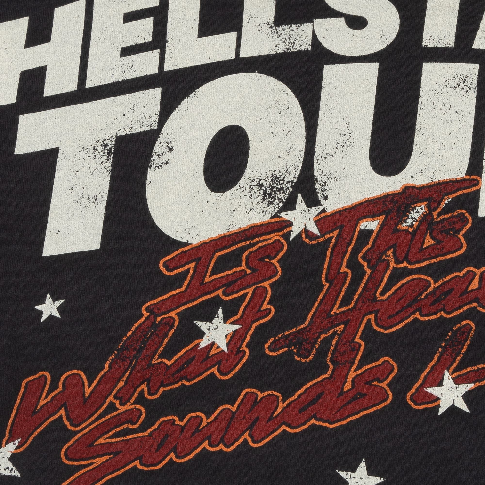Hellstar Studios Records Tour Hoodie Washed Black sold by PLUS product image thumbnail 3
