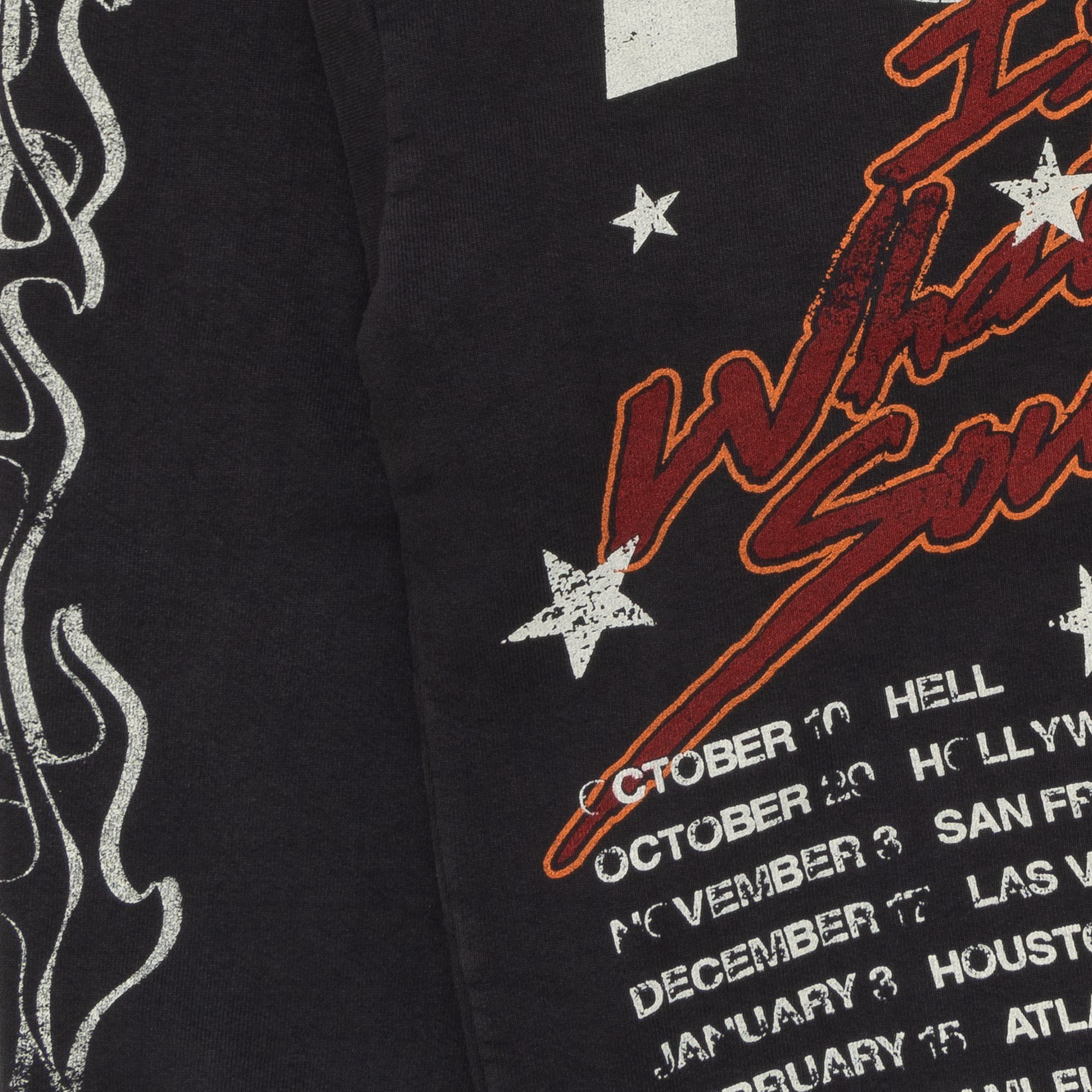 Hellstar Studios Records Tour Hoodie Washed Black sold by PLUS product image thumbnail 4