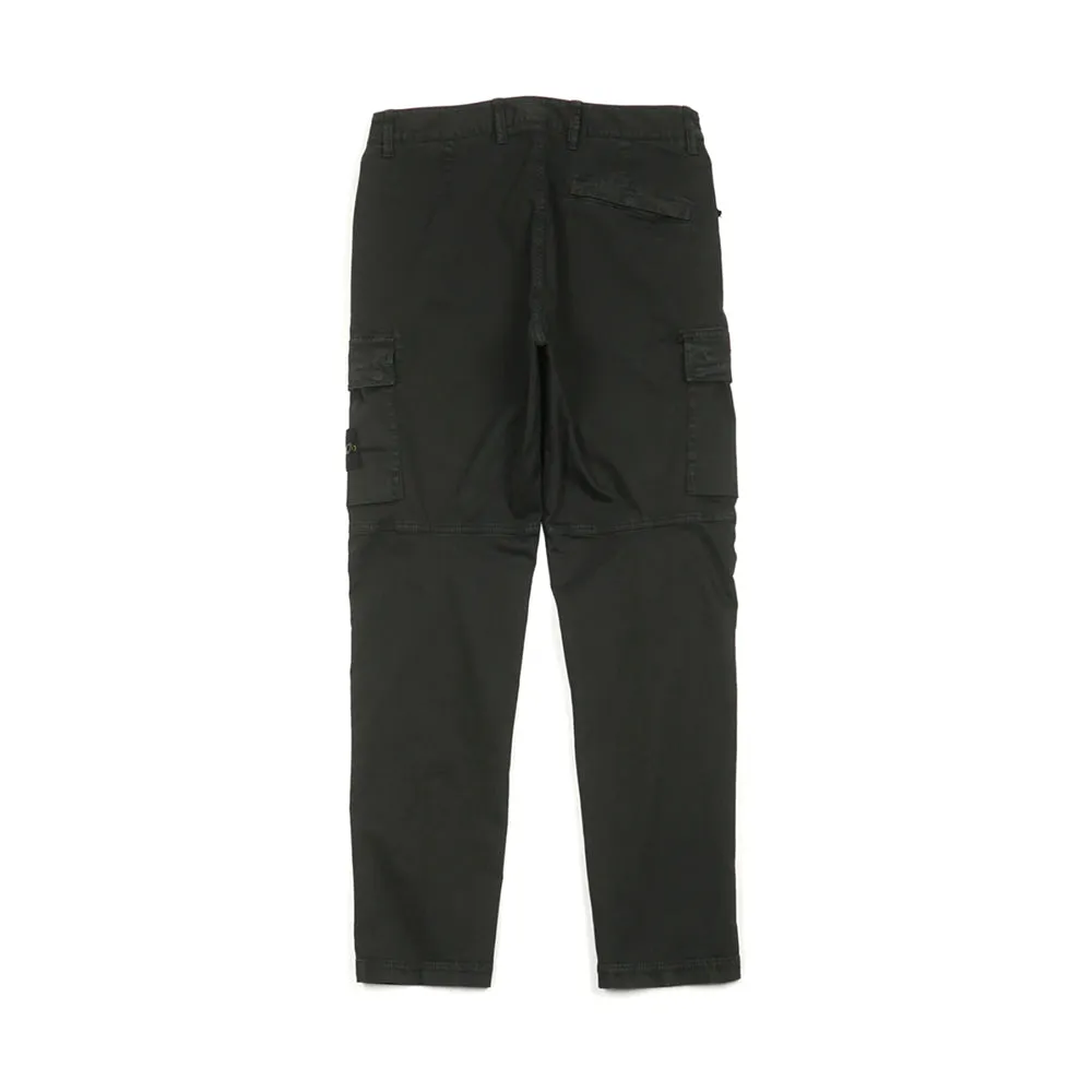 Stone Island Stretch Broken Twill Cotton Old Effect Cargo Pant Black sold by PLUS product image thumbnail 2