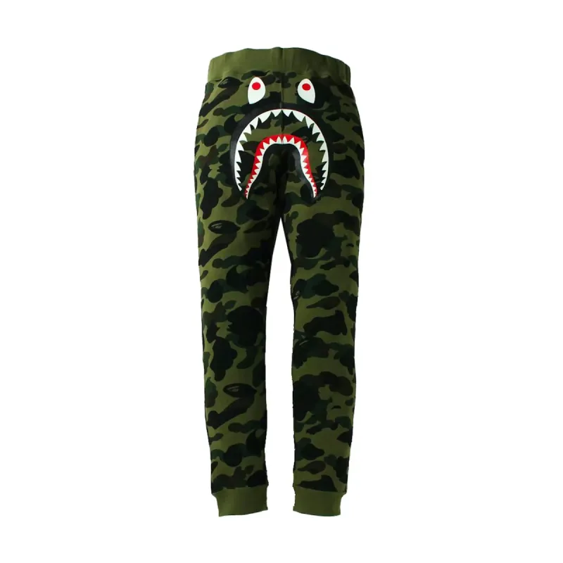 Bape 1st Camo Slim Fit Sweat Pants Green sold by PLUS