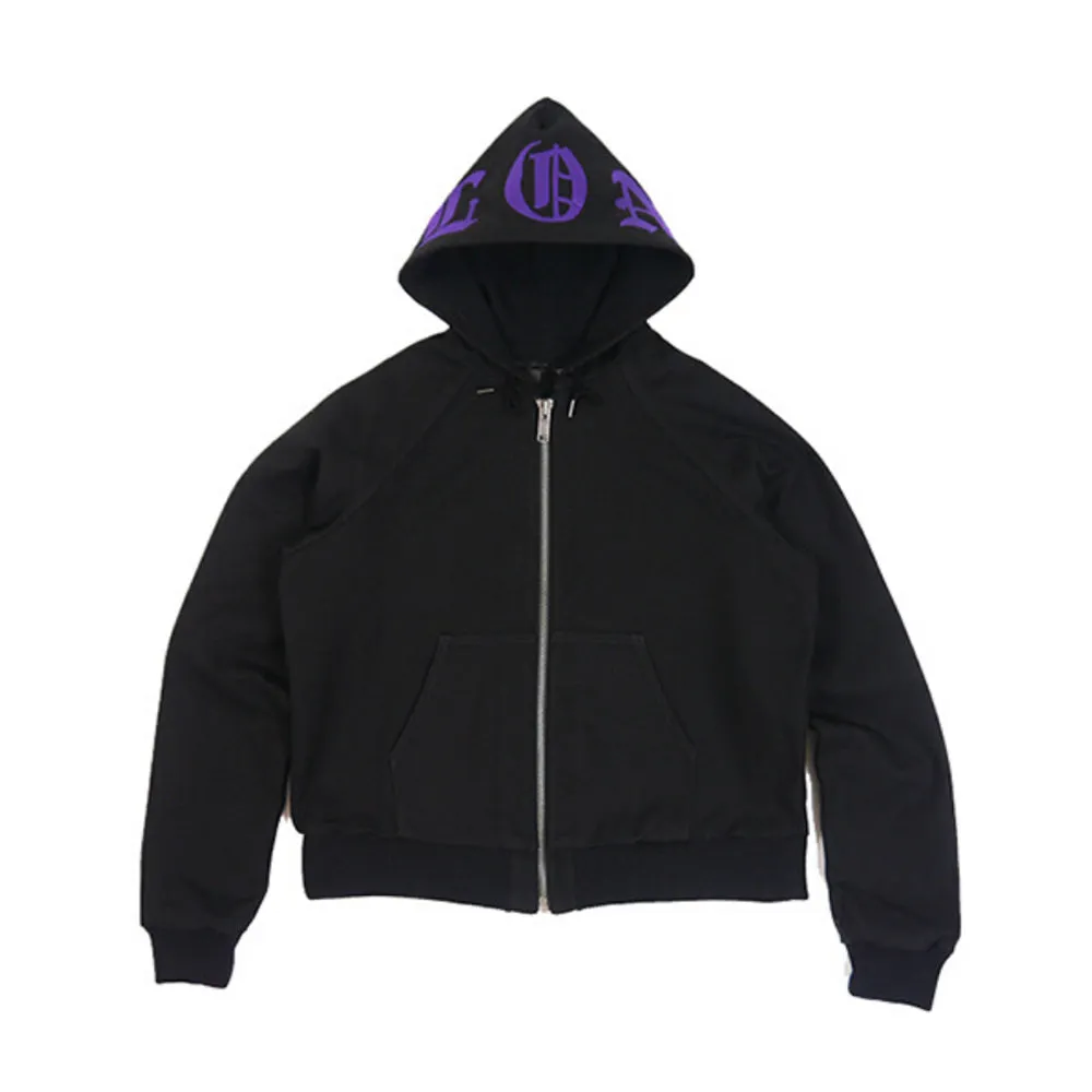 VLONE Canvas Hoodie Black/Purple sold by PLUS