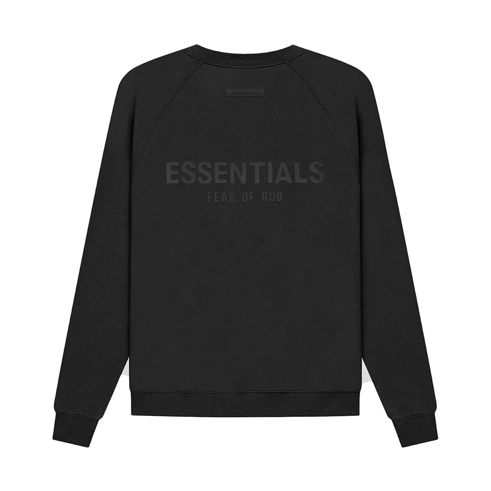 FOG ESSENTIALS Pull Over Crewneck Black (SS21) sold by PLUS