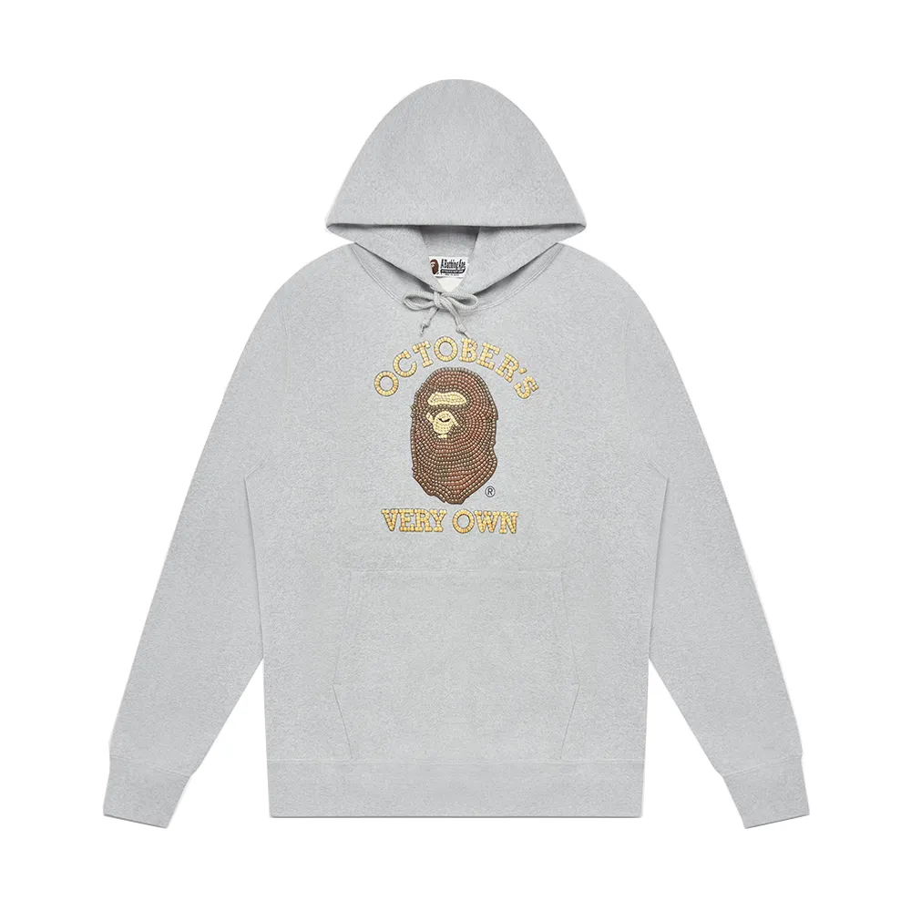 OVO x BAPE Subway Tile Hoodie Grey sold by PLUS