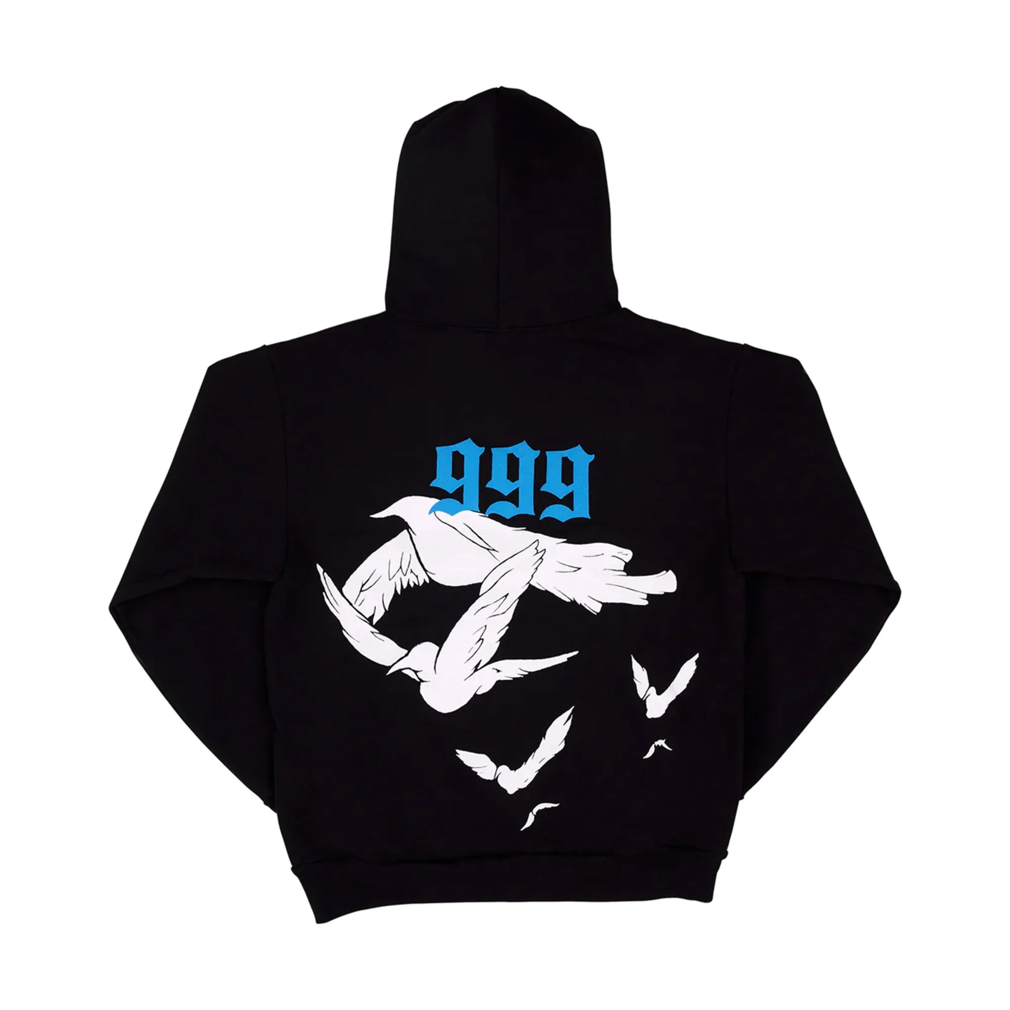 Revenge x Juice Wrld 999 Dove Hoodie Black sold by PLUS product image thumbnail 2