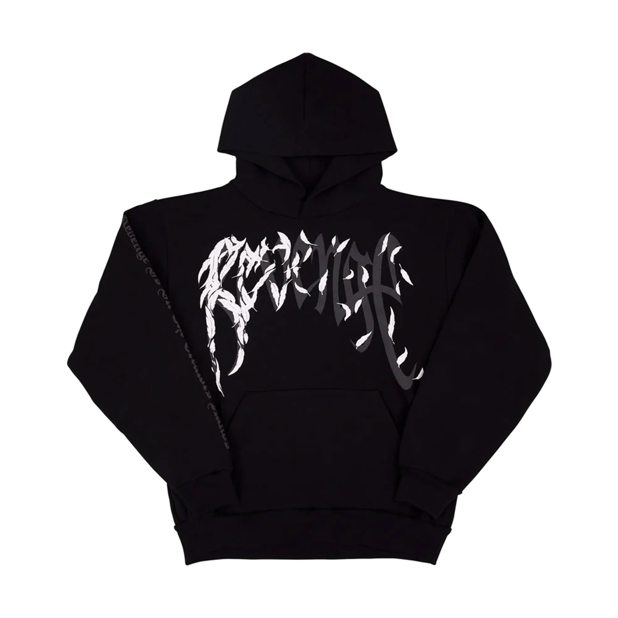 Revenge x Juice Wrld 999 Dove Hoodie Black sold by PLUS