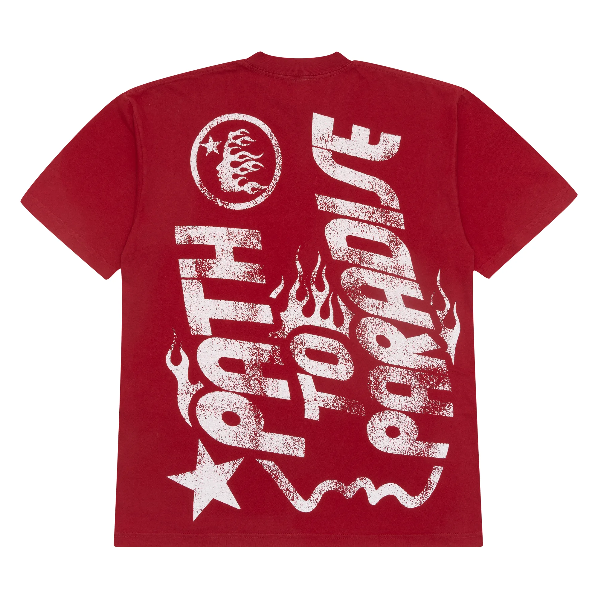 Hellstar Studios Jesus Emblem Tee Blood Red sold by PLUS product image thumbnail 2