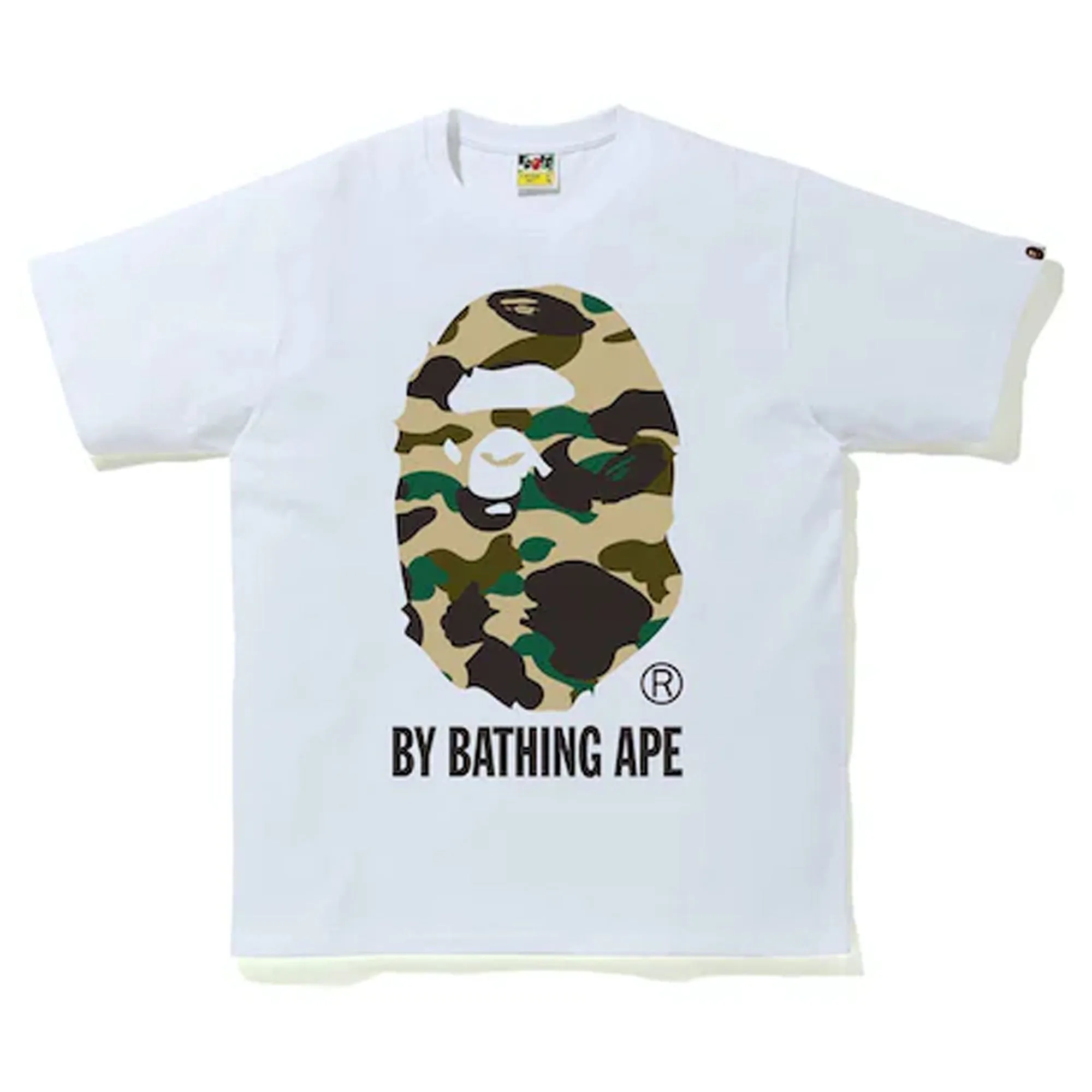 Bape 1st Camo By Bathing Ape Tee (FW21) White/Yellow sold by PLUS
