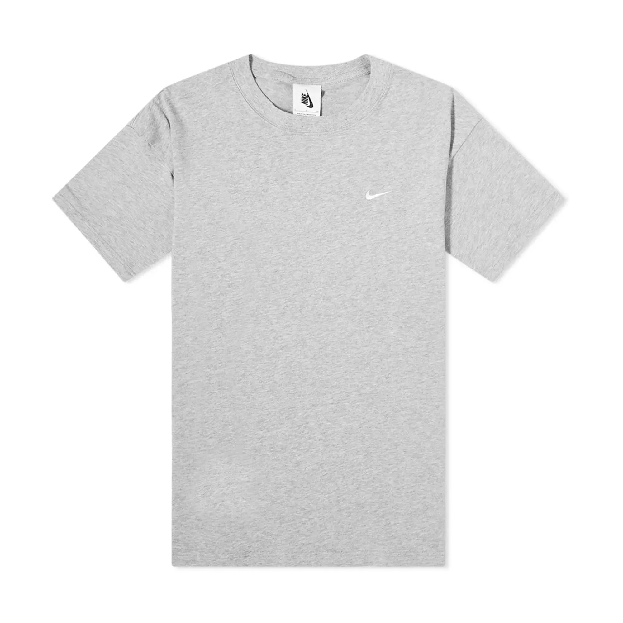 Nike Solo Swoosh T-Shirt Heather Grey sold by PLUS