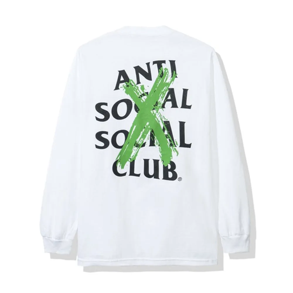 Anti Social Social Club Cancelled Remix L/S Tee White sold by PLUS