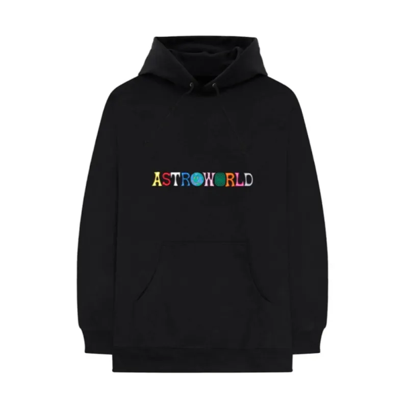 Travis Scott Astroworld Logo Hoodie Black sold by PLUS