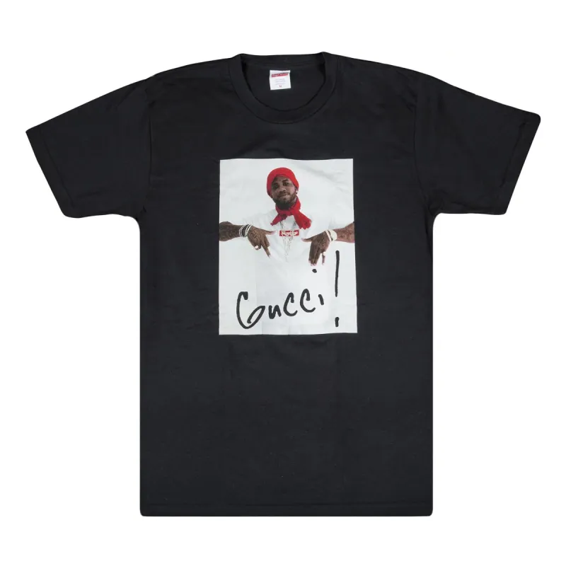 Supreme Gucci Mane Tee Black sold by PLUS