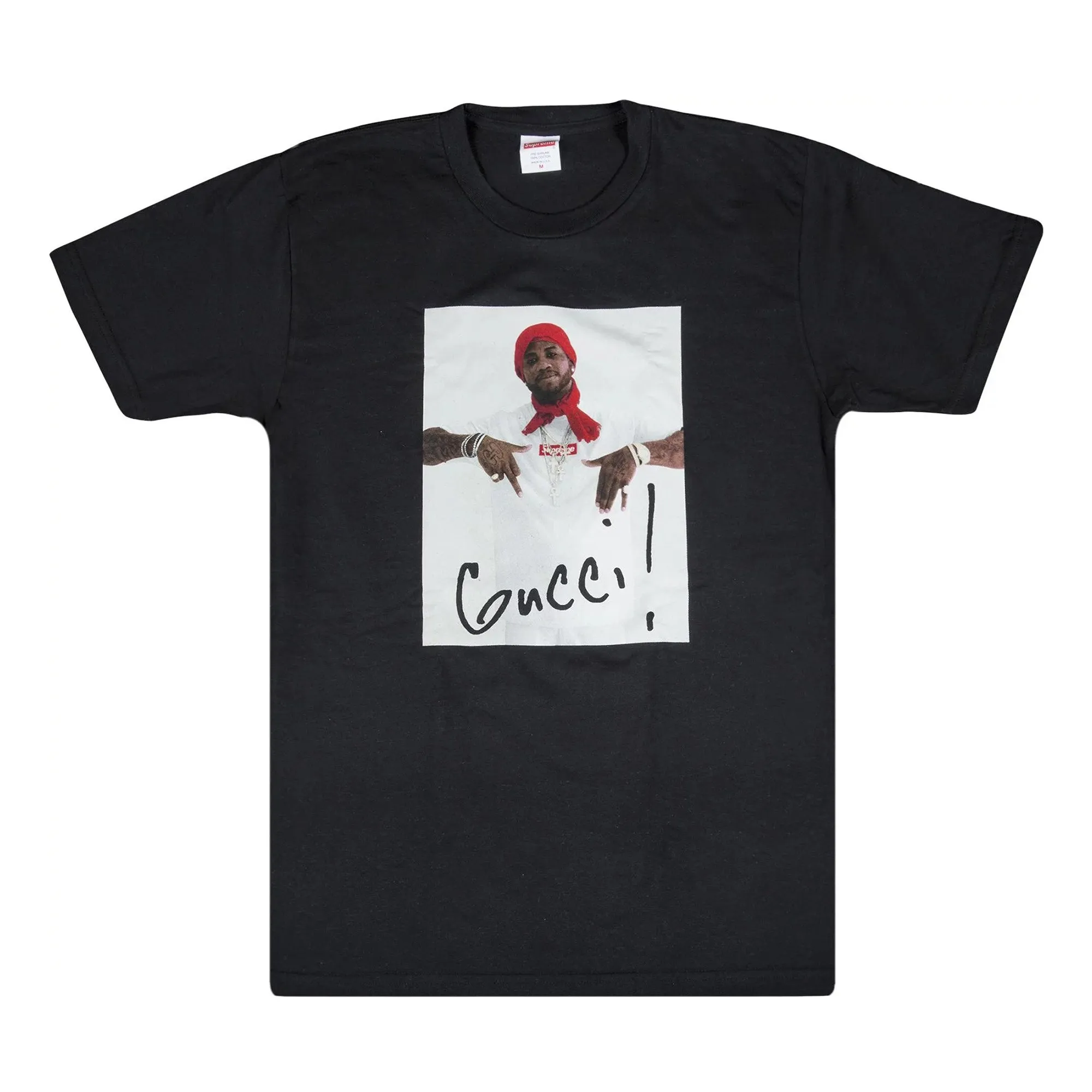 Supreme Gucci Mane Tee Black sold by PLUS