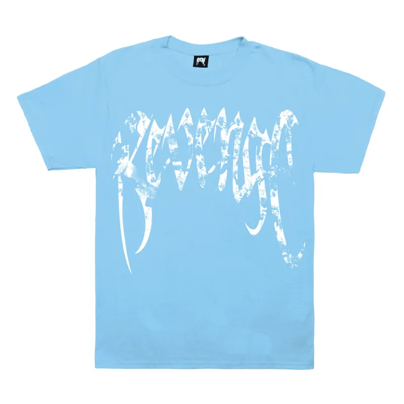 Revenge x Juice Wrld Collage Tee Blue sold by PLUS
