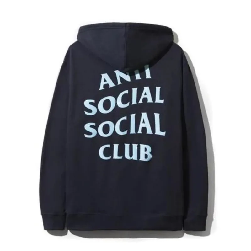 Anti Social Social Club Blinded Hoodie Navy sold by PLUS