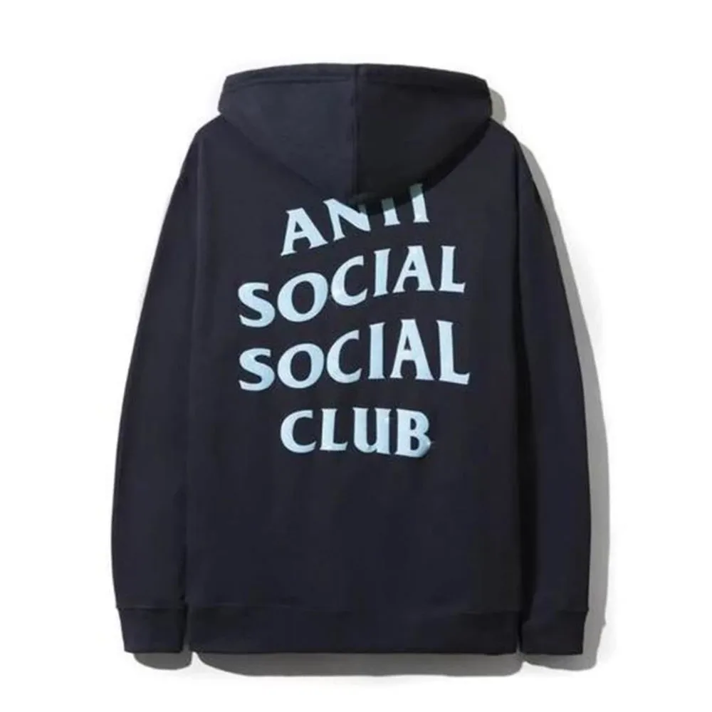 Anti Social Social Club Blinded Hoodie Navy sold by PLUS