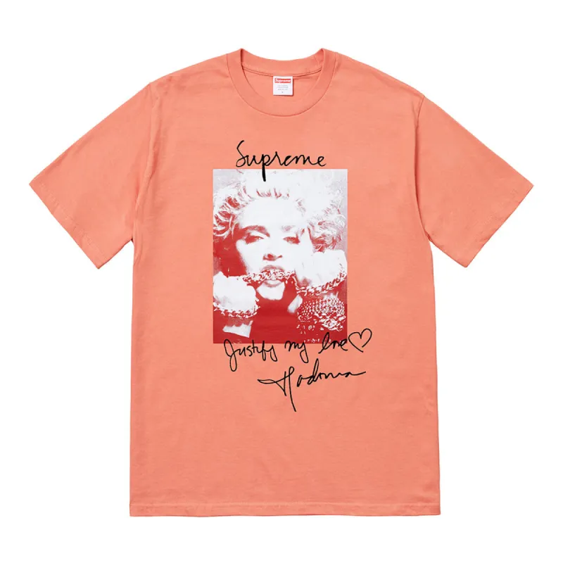 Supreme Madonna Tee Terra Cotta sold by PLUS