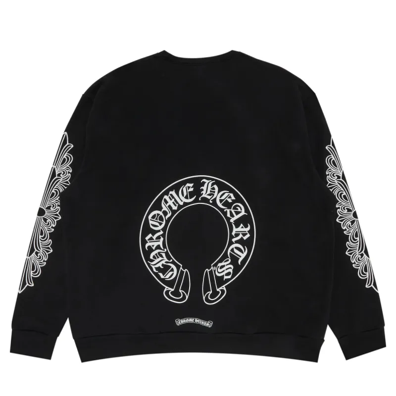 Chrome Hearts Shoulder Logo Hoodie Black | Parallel
