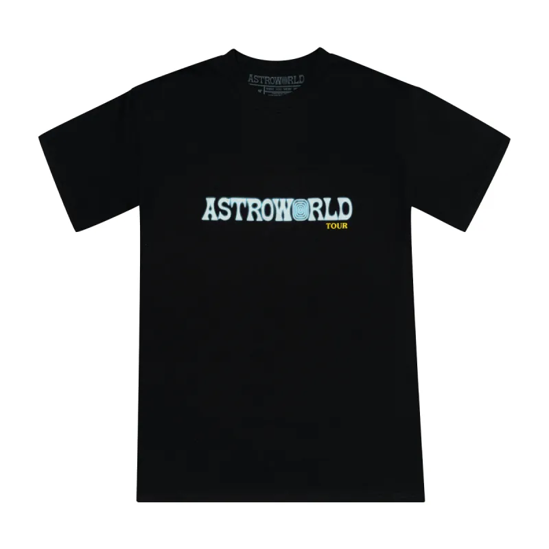 Travis Scott Astroworld Tour Tee Black made by PLUS