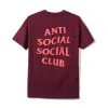 Anti Social Social Club Logo Tee 2 Maroon sold by PLUS