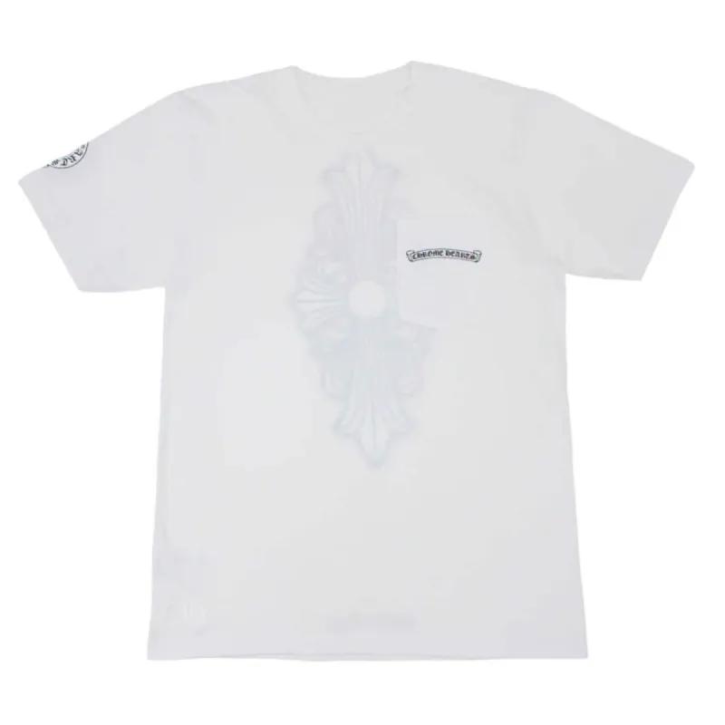 【Chrome Hearts】Multi Color Cross Cemetery T-shirt★半袖 Chrome Hearts Multi Color Cross Cemetery T-shirt Black Men's