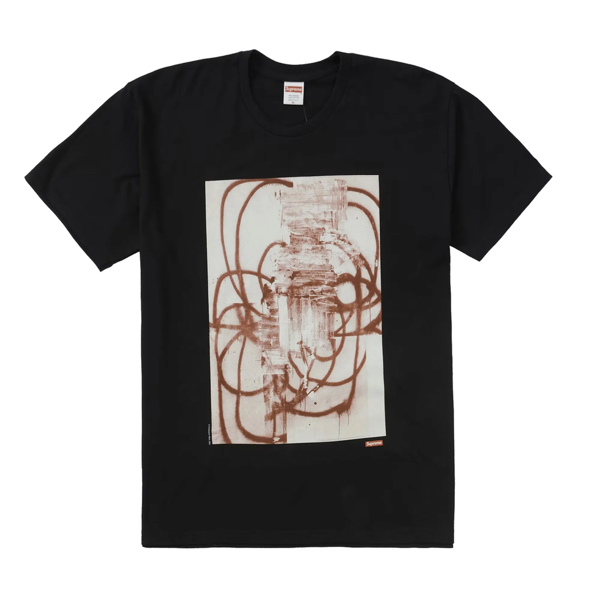 Supreme Christopher Wool 2001 Tee Black sold by PLUS
