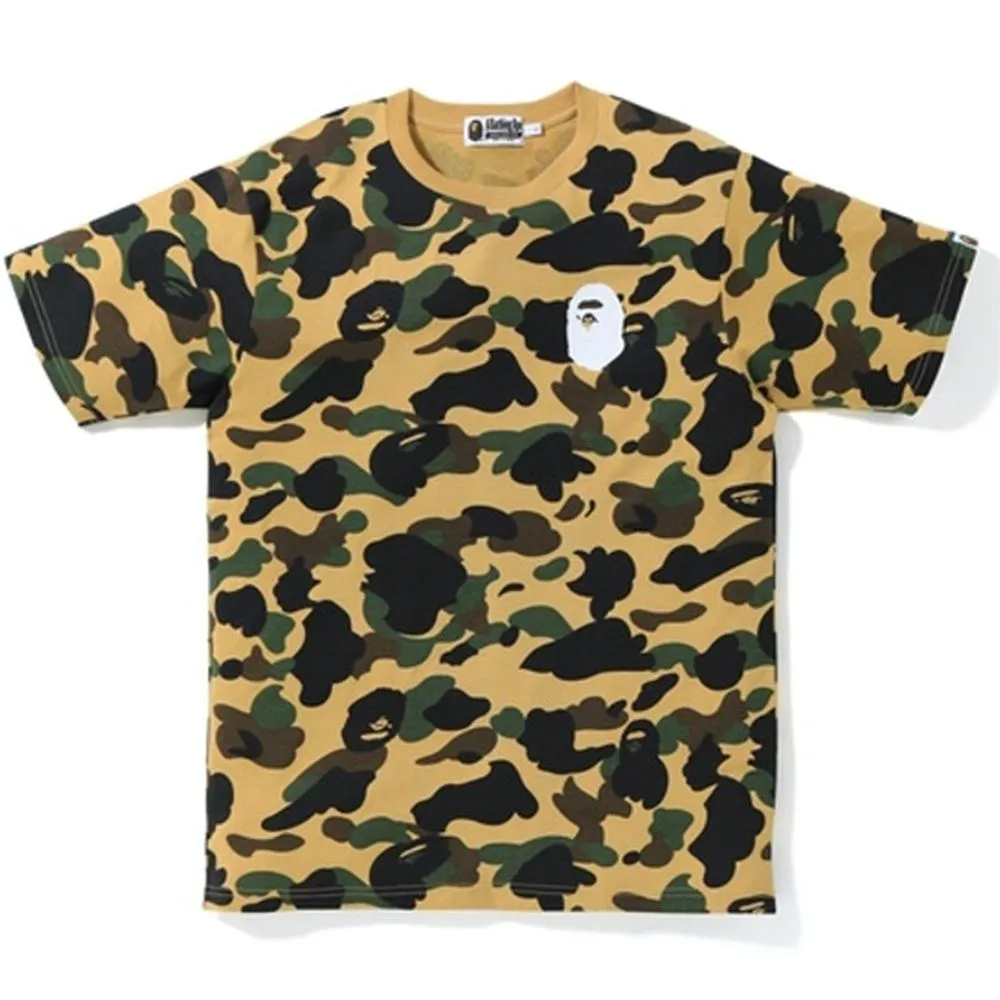 BAPE 1st Camo Logo Tee Yellow sold by PLUS