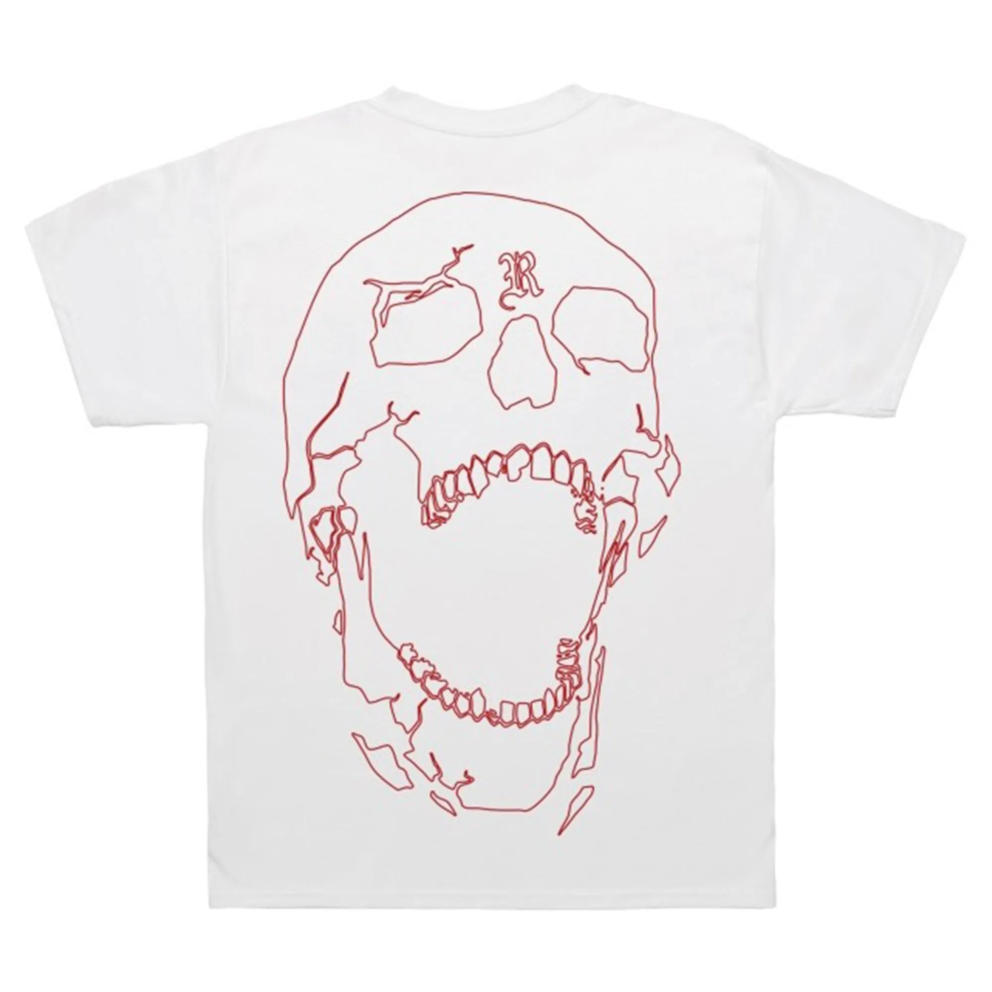 Revenge Bones Tee White/Red sold by PLUS product image thumbnail 2