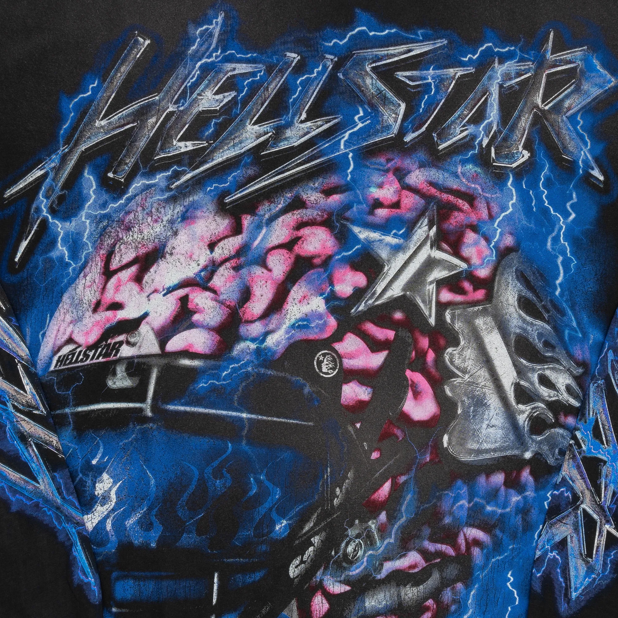 Hellstar Studios Powered By The Star L/S Tee Black sold by PLUS product image thumbnail 3