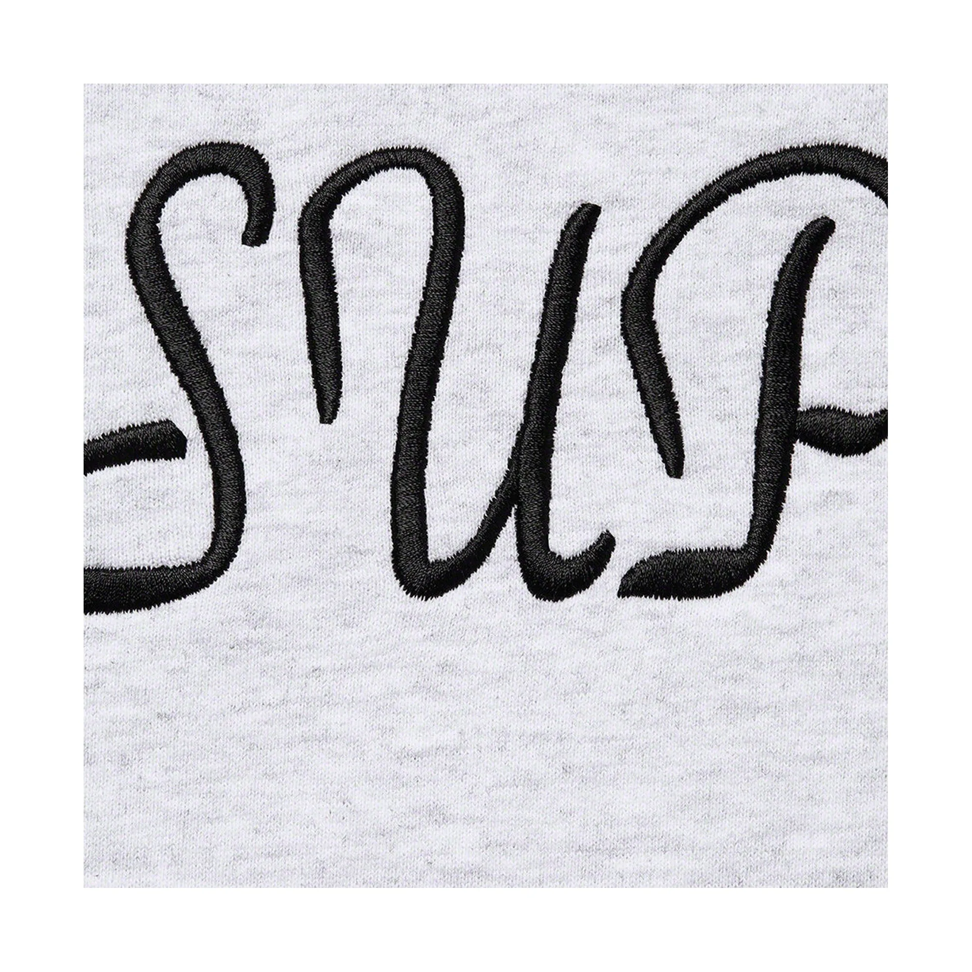 Supreme Script Hooded Sweatshirt Ash Grey sold by PLUS product image thumbnail 2