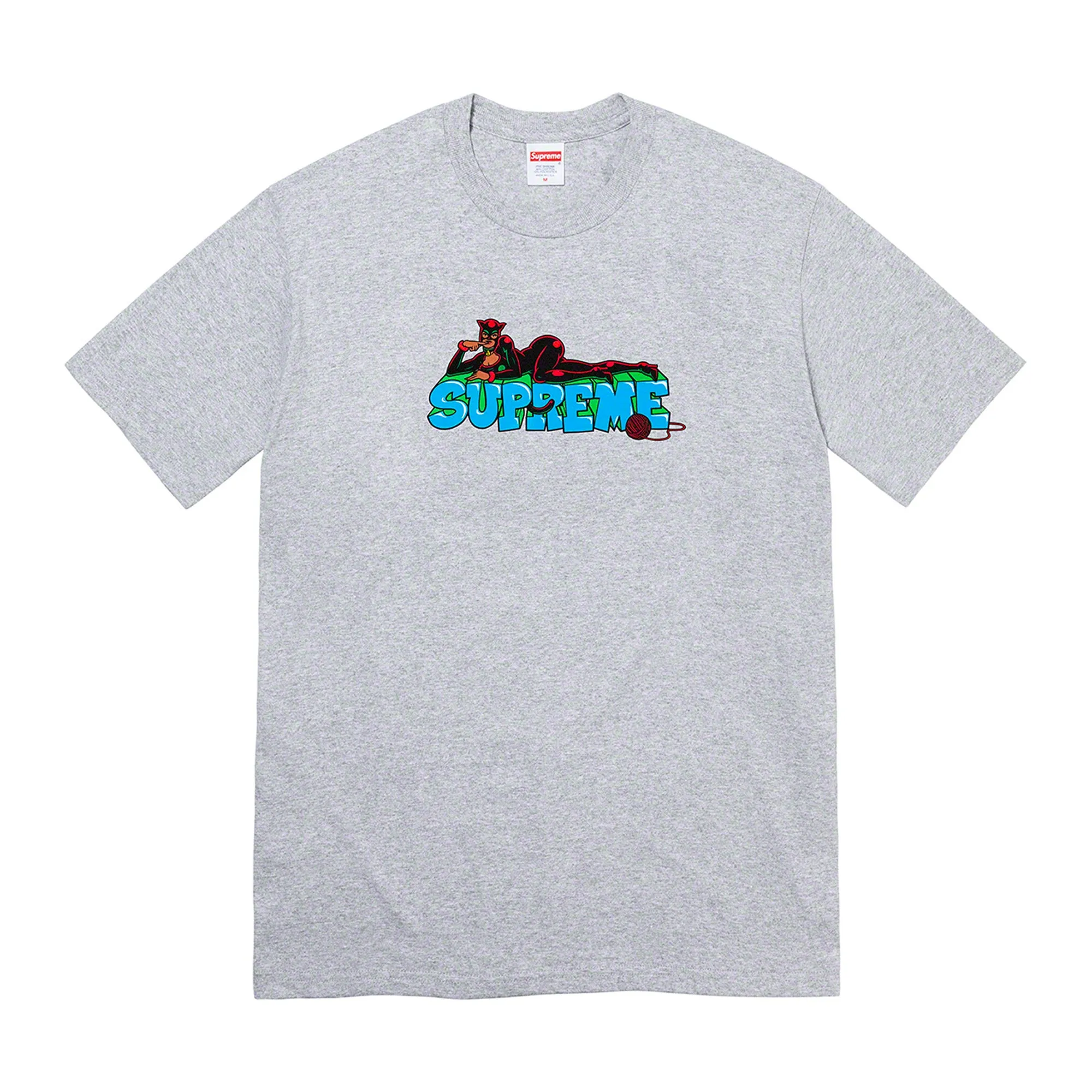 Supreme Catwoman Tee Heather Grey sold by PLUS