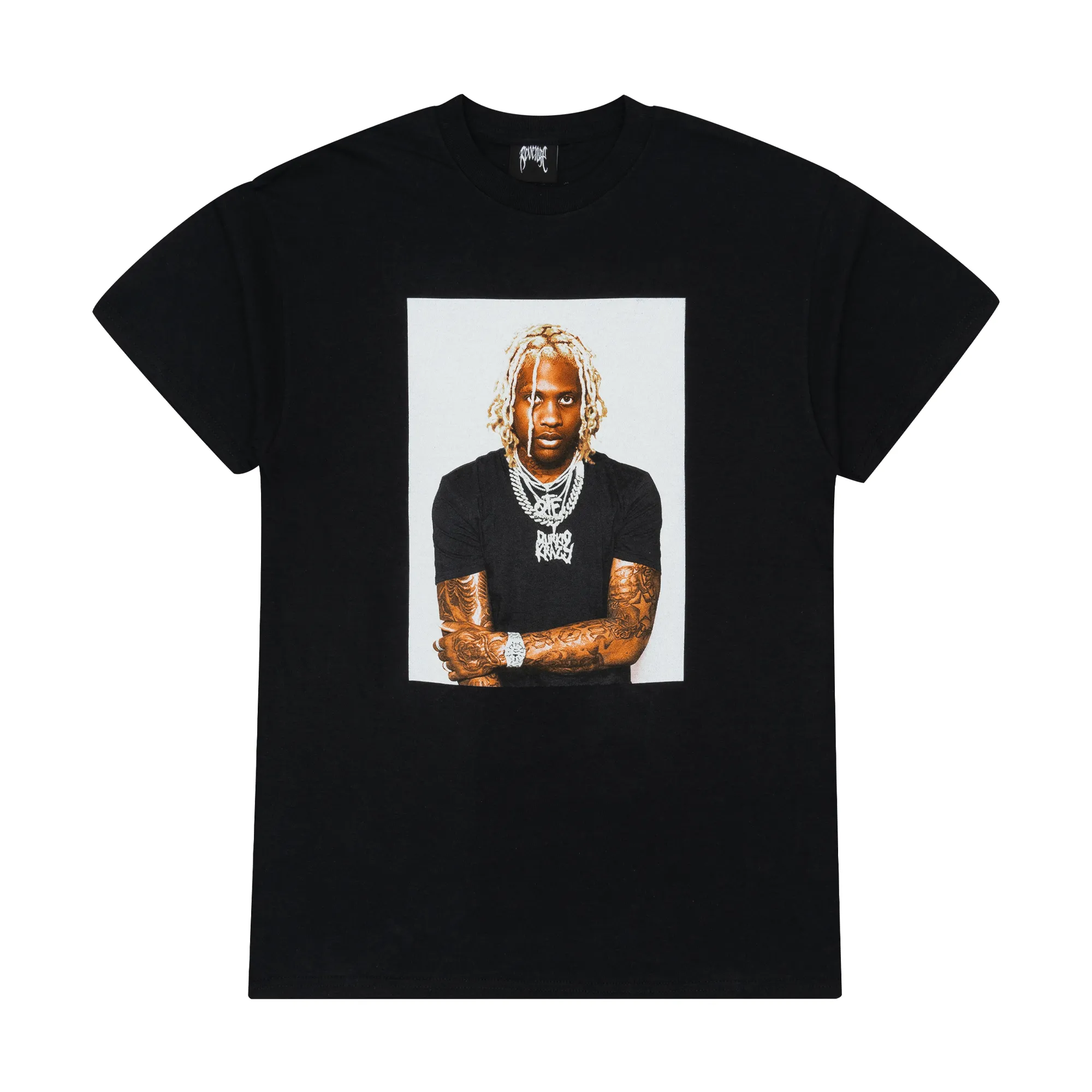 Revenge x OTF Lil Durk Photo Tee Black sold by PLUS