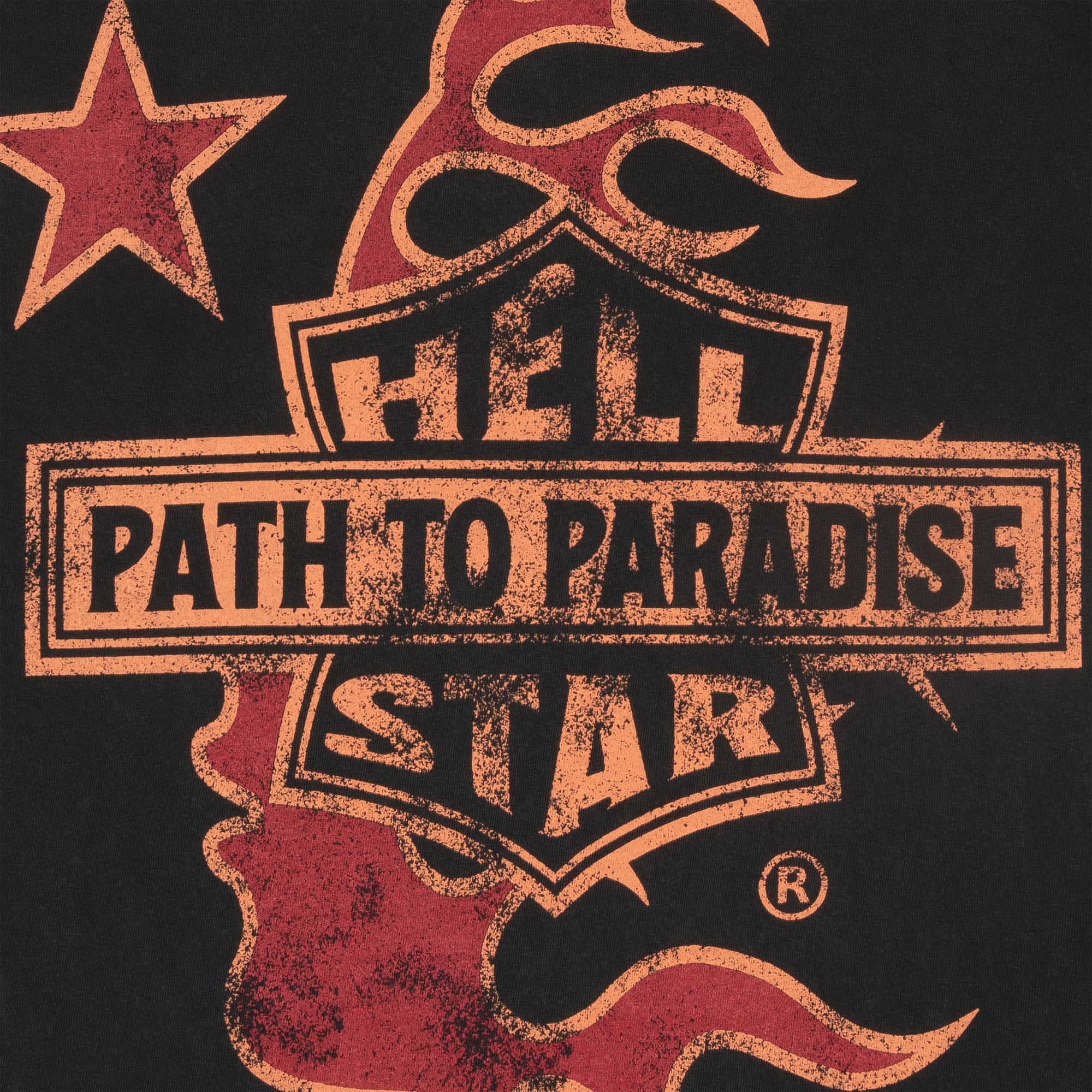 Hellstar Studios Biker Tour Tee Washed Black sold by PLUS product image thumbnail 3
