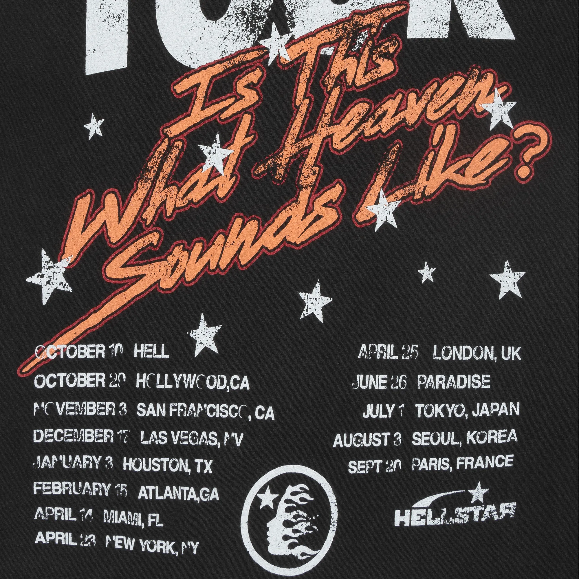 Hellstar Studios Biker Tour Tee Washed Black sold by PLUS product image thumbnail 4