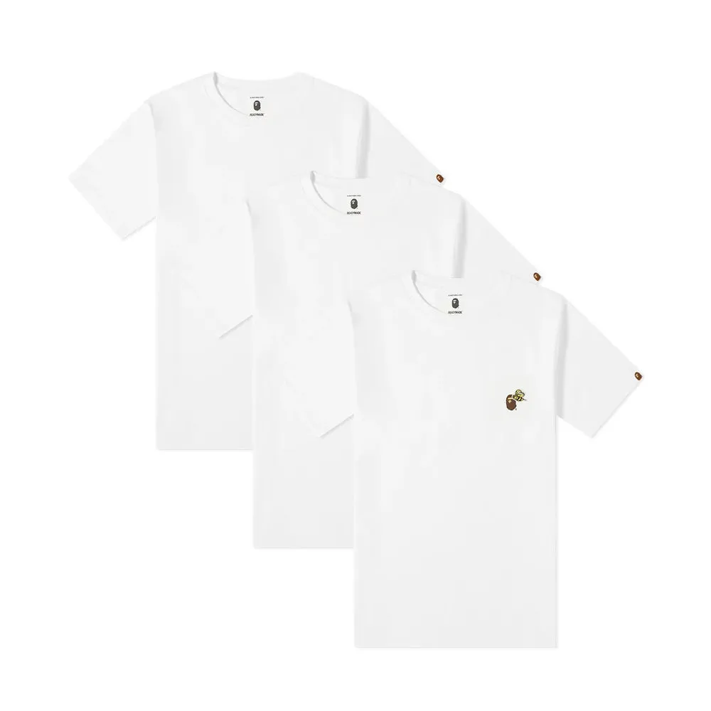 Bape x Readymade Tee White (3 Pack) sold by PLUS product image thumbnail 2