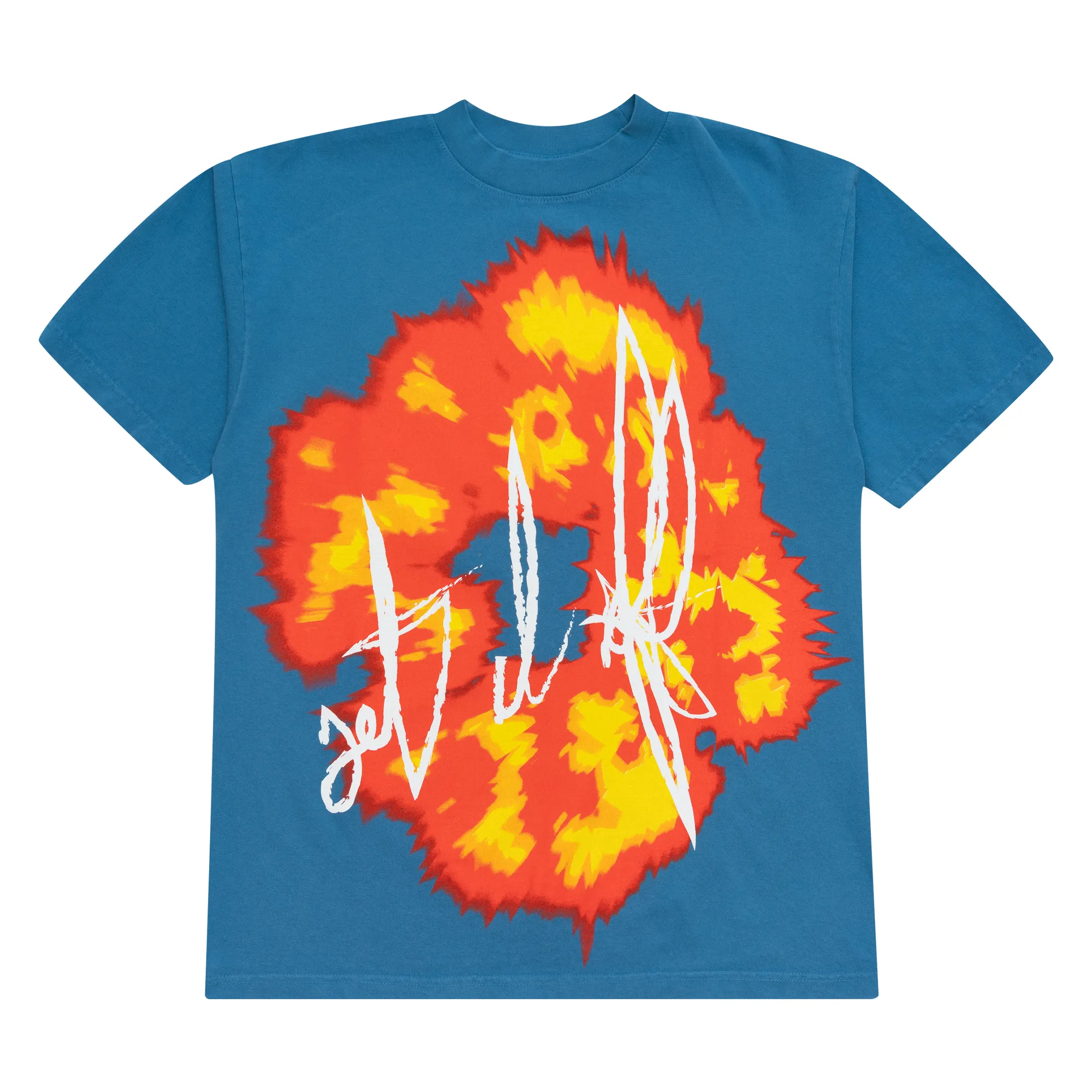 Denim Tears x Offset Set It Off #1 T-Shirt Blue sold by PLUS