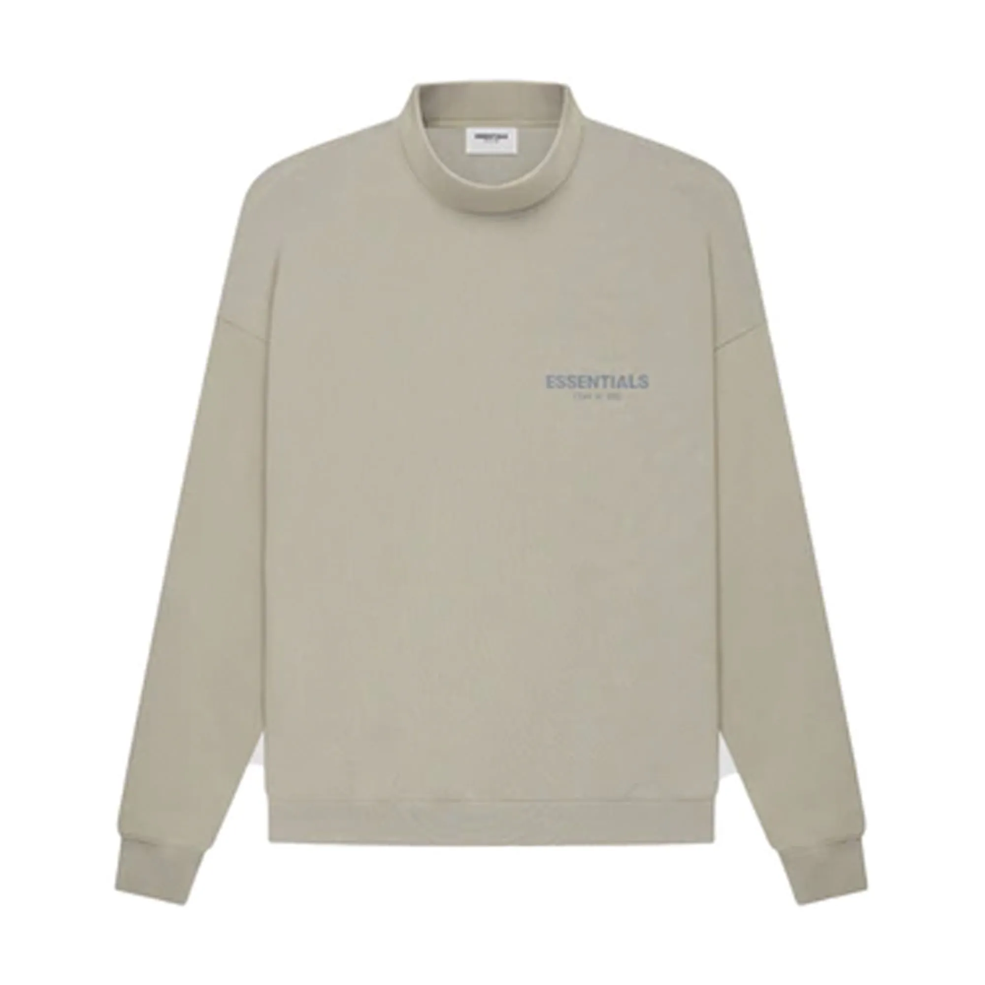 Fear of God Essentials Mock Neck Sweater Moss/Goat sold by PLUS