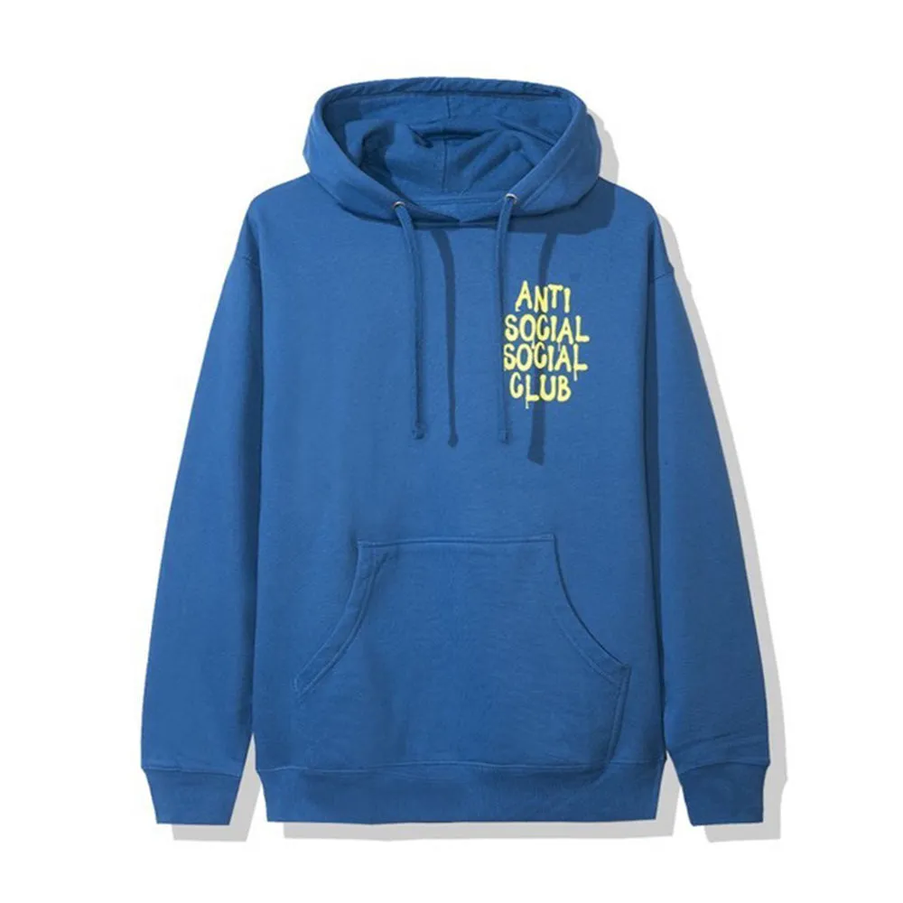 Anti Social Social Club LES HOODIE Blue sold by PLUS product image thumbnail 2