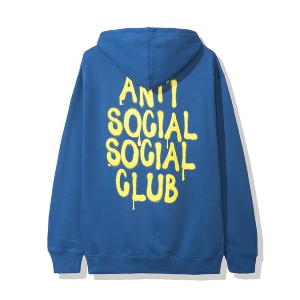 Anti Social Social Club LES HOODIE Blue sold by PLUS