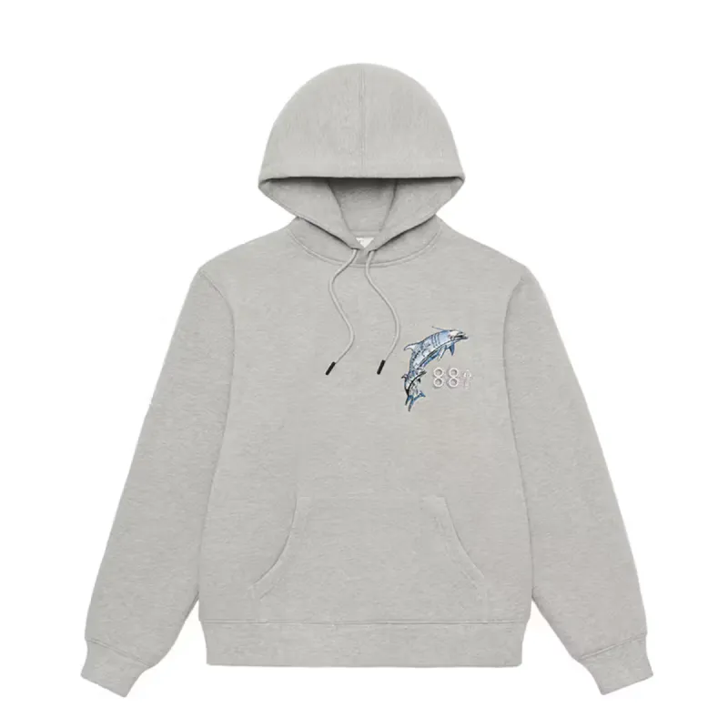 88rising x Hajime Sorayama Digital Robots Dolphin AR Hoodie Grey sold by PLUS