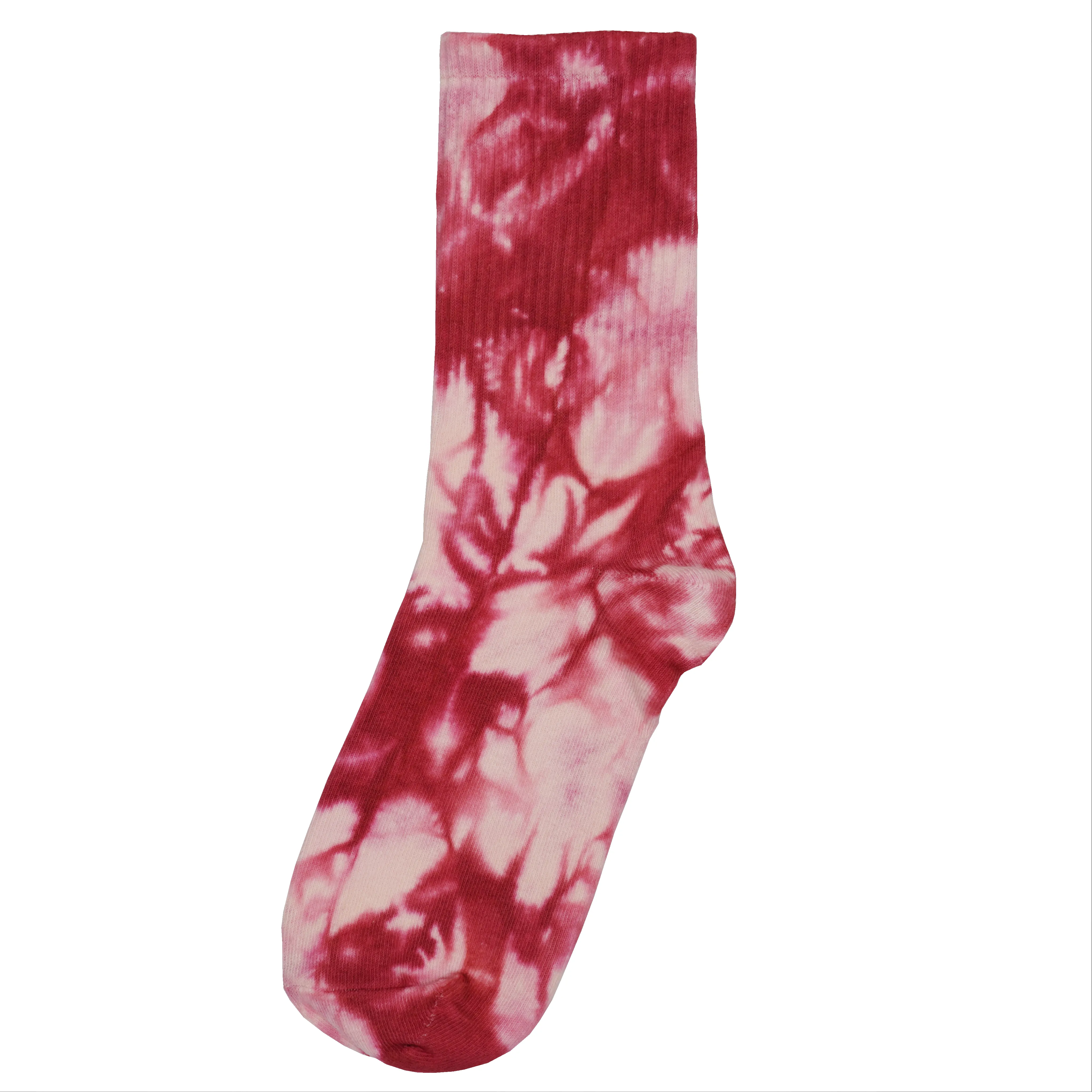 Sole Tie Dye Crew Socks Red sold by PLUS product image thumbnail 2
