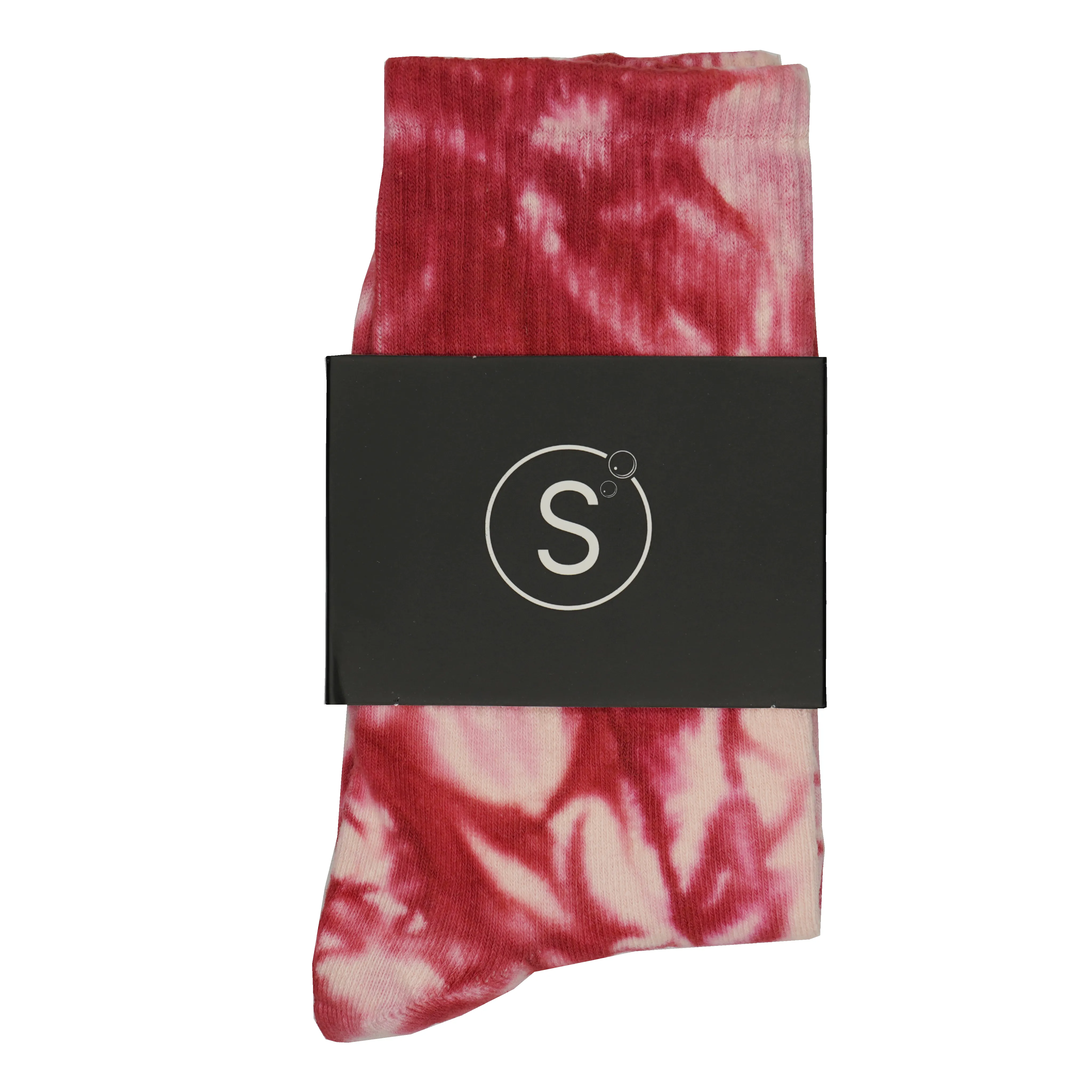 Sole Tie Dye Crew Socks Red sold by PLUS product image thumbnail 3