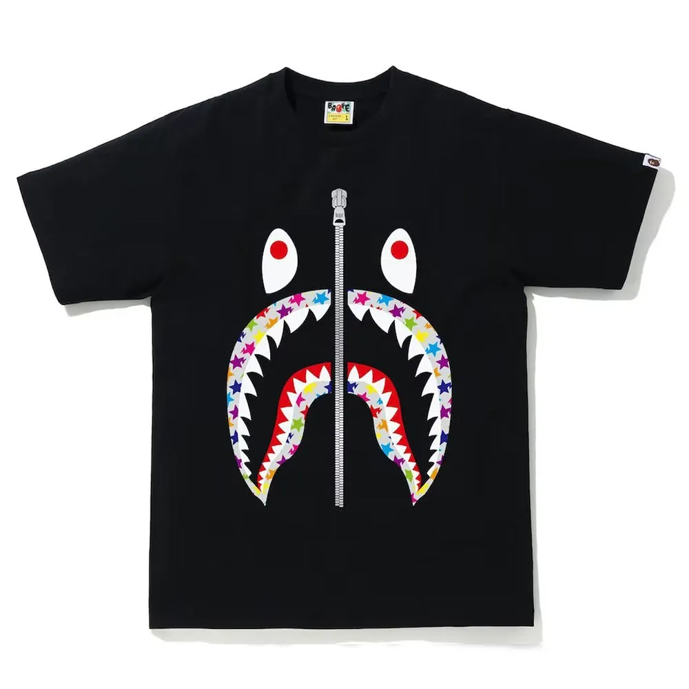 Bape Sta Pattern Shark Tee Black sold by PLUS