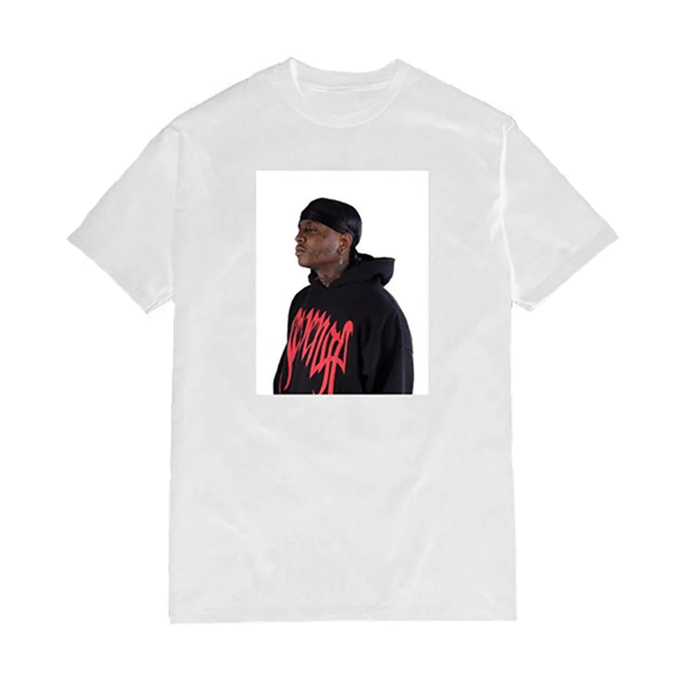 Revenge x Ski Mask Photo Tee White sold by PLUS
