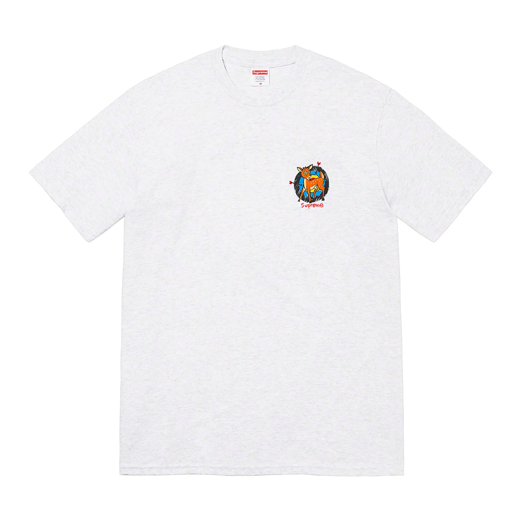 Supreme Deer Tee Ash Grey sold by PLUS